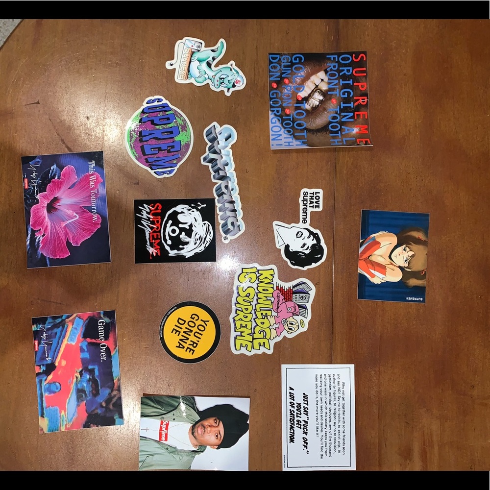 Supreme Sticker lot